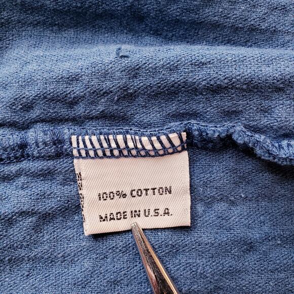 BRYN WALKER Ribbed Corduroy Jacket Blue Minimalist Lagenlook Women's Size Medium - Picture 8 of 13